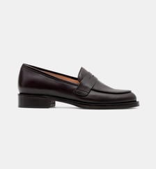 Baker - Mocassins En Cuir Veau Lisse Expresso Parallèle