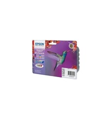 Cartouche d'encre T0807 (N/C/M/J/MC/CC) série Colibri Epson