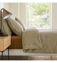 Housse de couette en percale lavée 120 fils AM.PM