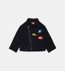 Veste biker avec logo imprimé Diesel Kids