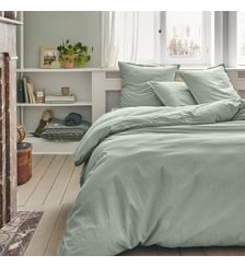 Parure de lit unie en coton, taies rectangles, TOUT DOUX Essix