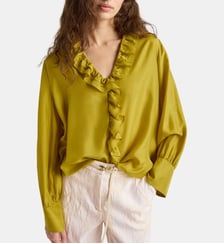 Blouse montoya en habotai uni Momonì
