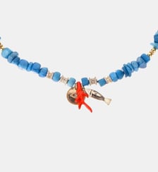 Collier avec perles avec trio de pendentifs CLAUDE Hipanema