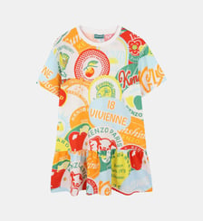 Robe imprimée multicolore Kenzo Kids