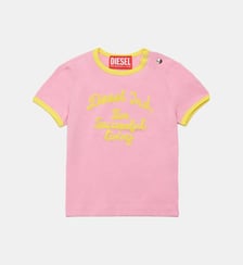 T-shirt avec logo sur la poitrine Diesel Kids