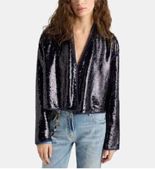 Veste pahoke en paillettes Momonì