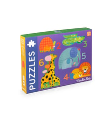 Puzzles évolutifs animaux (20 pièces) Les Toupitis Moulin Roty