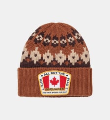 Bonnet en laine mélangée norvégienne Dsquared2