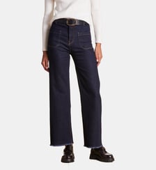 Jean flare taille haute en coton biologique La Fée Maraboutée