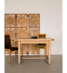 Table à manger rustique en bois Romy N°1395- Produit chiné Debongout