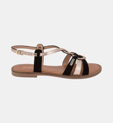 Sandales plates en cuir HABBY Les Tropeziennes par M. Belarbi