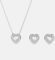 Parure Ariana Grande x Swarovski, Cœur, Métal rhodié Swarovski