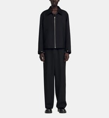 Blouson zippé laine Sandro