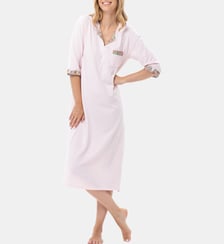 Chemise de nuit longue en coton GARDEN 211 Lingerie LE CHAT