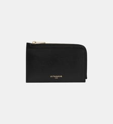 Porte cartes zippé Albertine en cuir grainé Le Tanneur