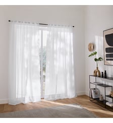 Lot de 2 voilages pattes cachées La Redoute Interieurs