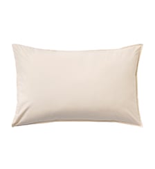 Taie d'oreiller unie en percale de coton lavée, DELICATE Essix