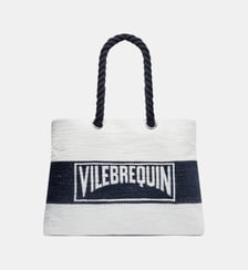 Sac de plage en coton tissé Vilebrequin Vilebrequin