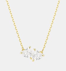 Collier Mesmera, Cœur, Doré à l’or 18 carats (750/1000) Swarovski