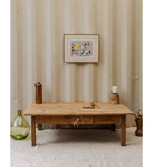 Table basse en bois Léonie N°971- Produit chiné Debongout