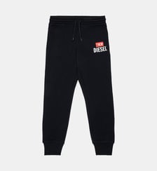 Pantalon en molleton avec logo Diesel Kids