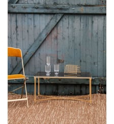Table basse en verre Liv N°74- Produit chiné Debongout
