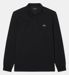 Polo regular fit manches longues en coton mélangé Lacoste