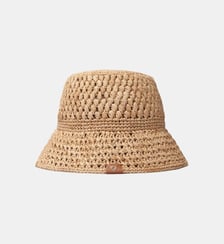 Bob en raphia crocheté Maje