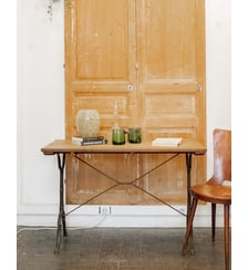 Table à manger bistro en bois Denise N°36- Produit chiné Debongout