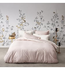 Housse de couette unie en satin de coton bio, NOBEL Alexandre Turpault