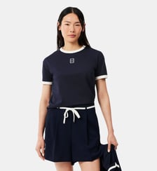 T-shirt jersey badge brodé Lacoste