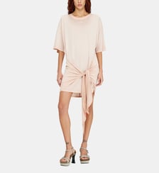 Robe en chanvre et coton avec détail portefeuille Diesel