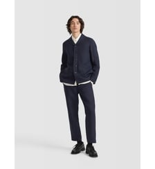 veste Loritz en lin bleu marine Agnès b.
