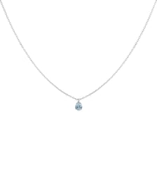 Collier 360° - Diamant taille poire 0,25ct - Or blanc 750‰ La Brune & La Blonde
