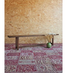 Banc de ferme en bois Antoine N°428- Produit chiné Debongout