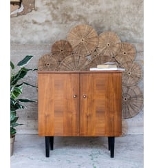 Buffet contemporain en bois Gustave N°1644- Produit chiné Debongout