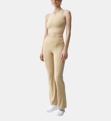 Legging de sport femme Marina Longueur longue taille mi-haute coupe flare Born Living Yoga