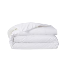 Housse de couette en percale de coton gris, Athéna Yves Delorme