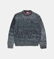 Mélange de laine et d'alpaga Pull à effet dégradé Diesel Kids