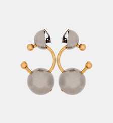 Boucles d’oreilles mini-créoles piercing Balmain