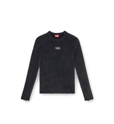 Pull effet vieilli avec logo cut-out Diesel