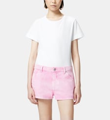 T-shirt à manches courtes et logo brodé Pinko