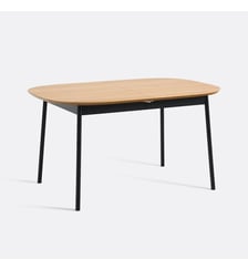 Table à manger, extensible, en plaqué chêne, 4 à 8 couverts La Redoute Interieurs