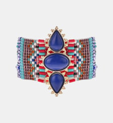 Bracelet manchette perles tissées NOLITI Hipanema