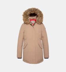 Parka à capuche bordée de fausse fourrure Schott