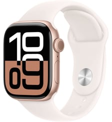Montre connectée Serie 10 46mm Alu/Or Rose M/L Cellular Apple