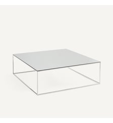 Table basse miroir en métal chromé AM.PM