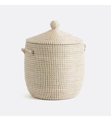 Panier avec couvercle H45cm La Redoute Interieurs