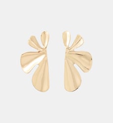 Boucles d'oreilles demi-fleur dorée Balaboosté