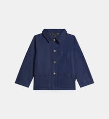 veste à boutons pressions en denim Agnès b.